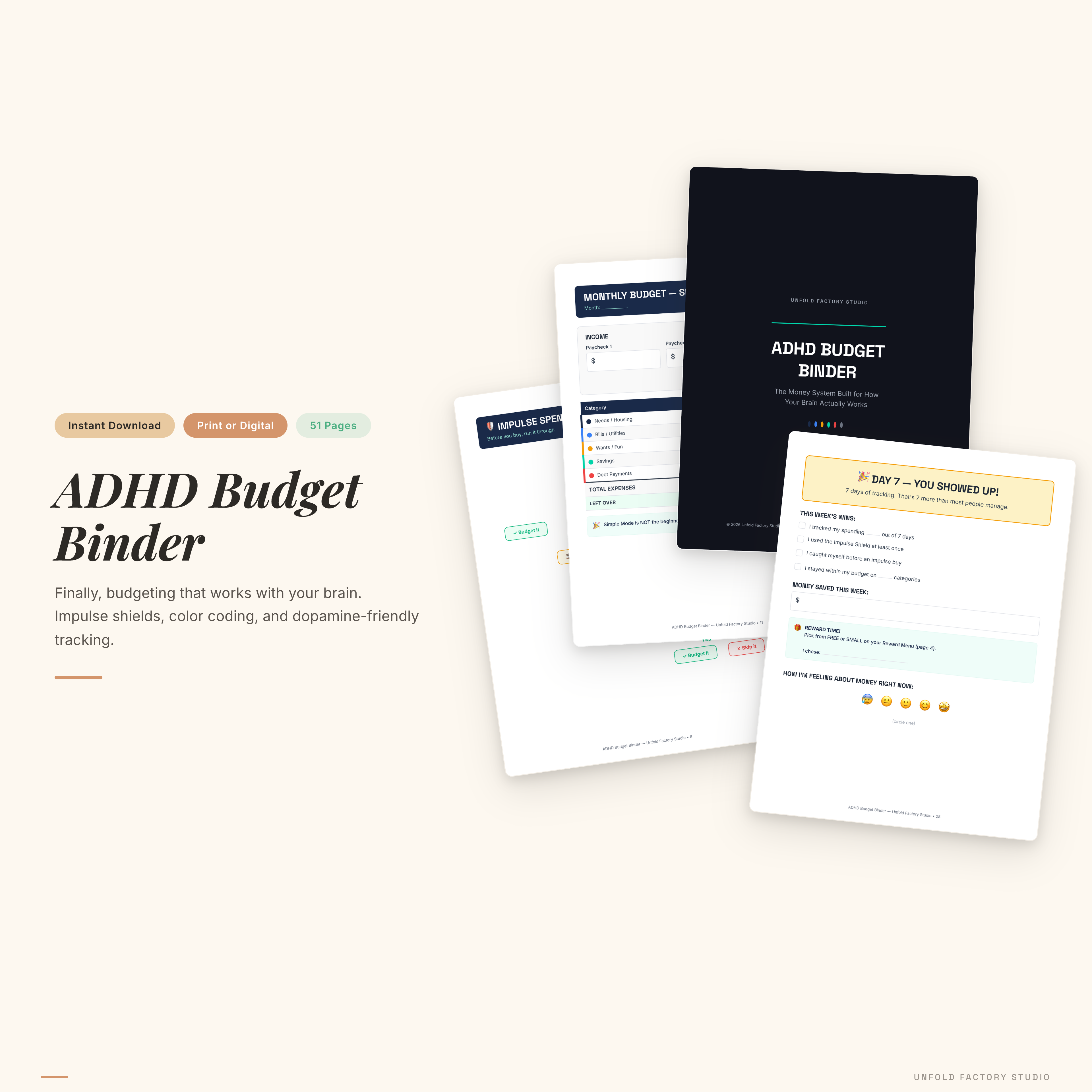 ADHD Budget Binder