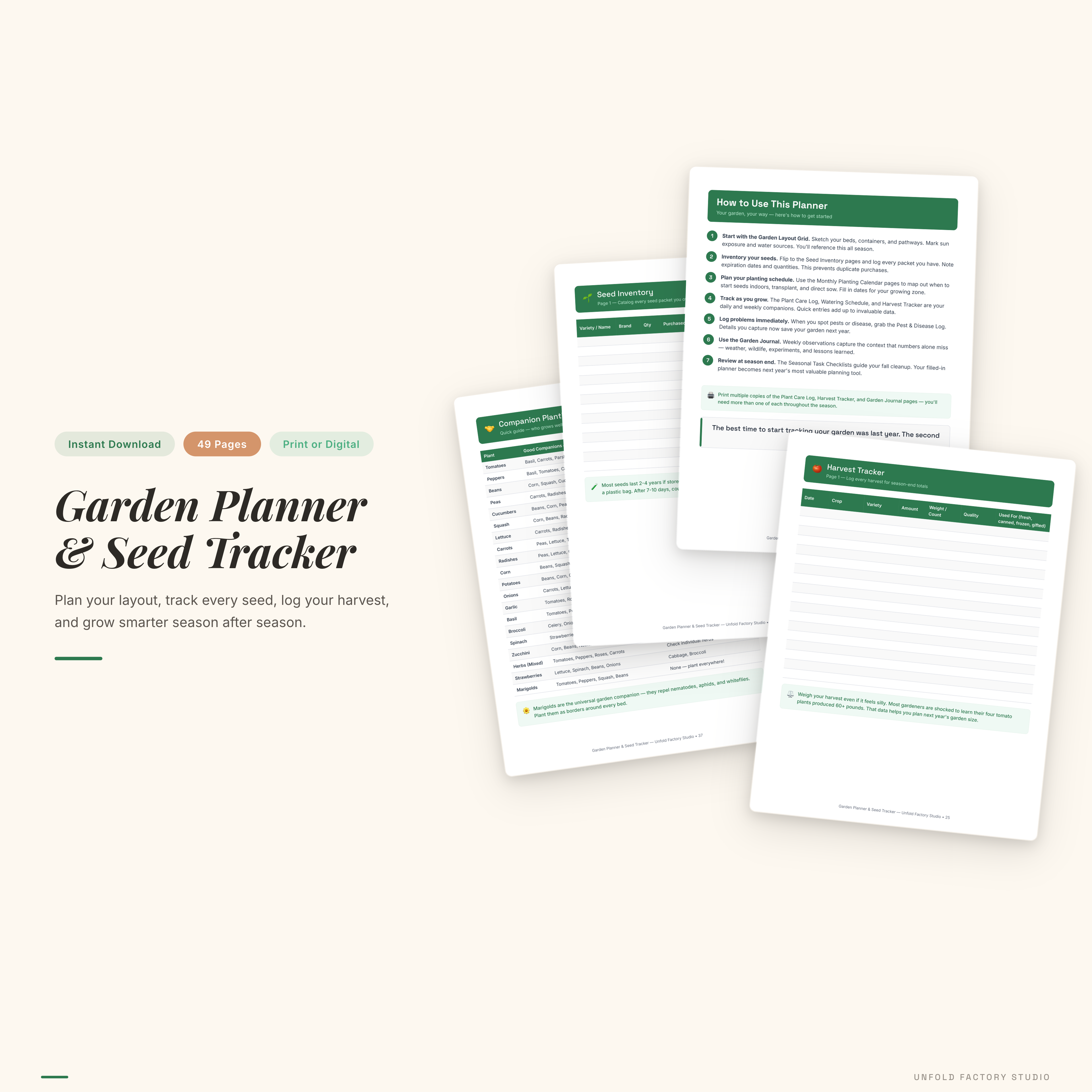 Garden Planner & Seed Tracker