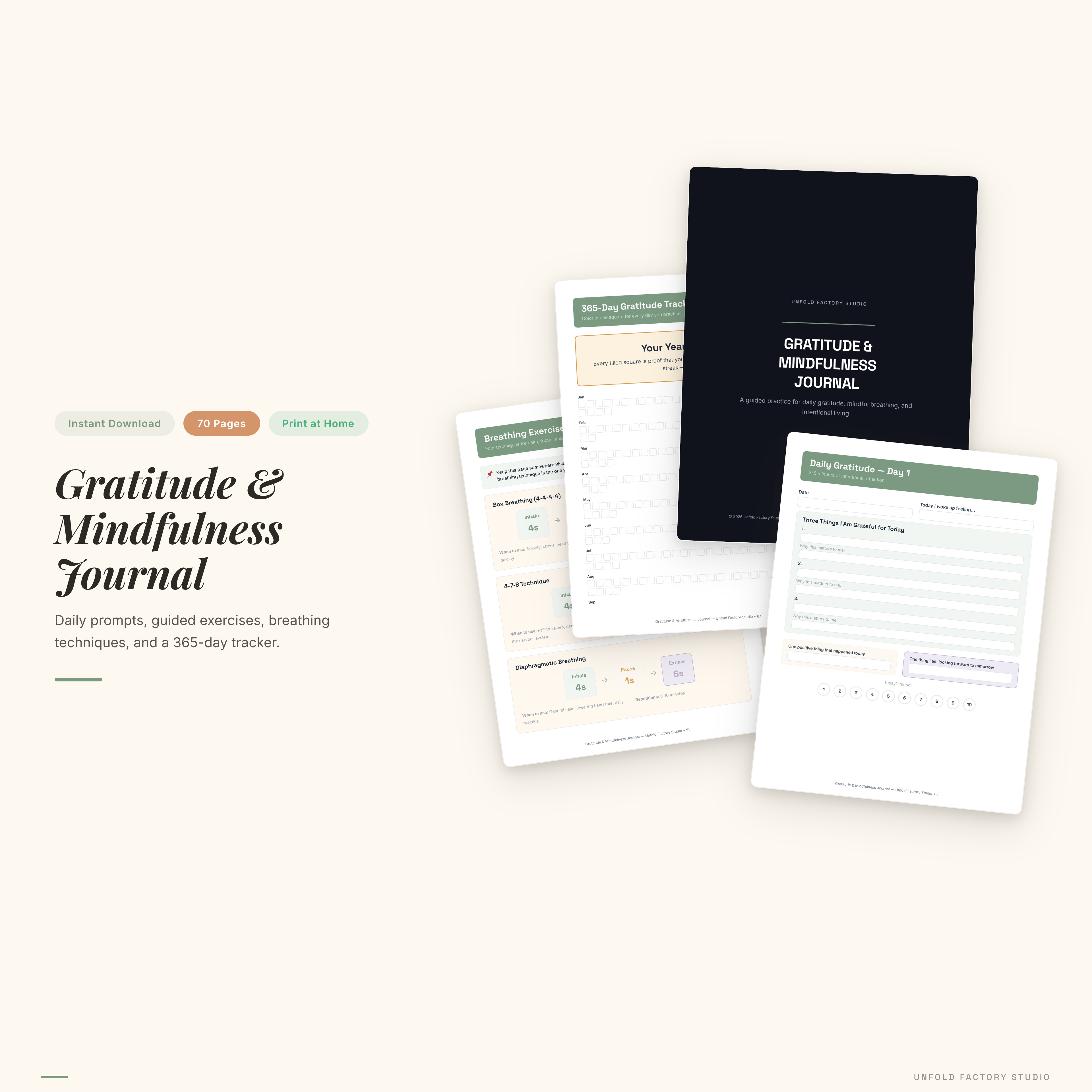 Gratitude & Mindfulness Journal