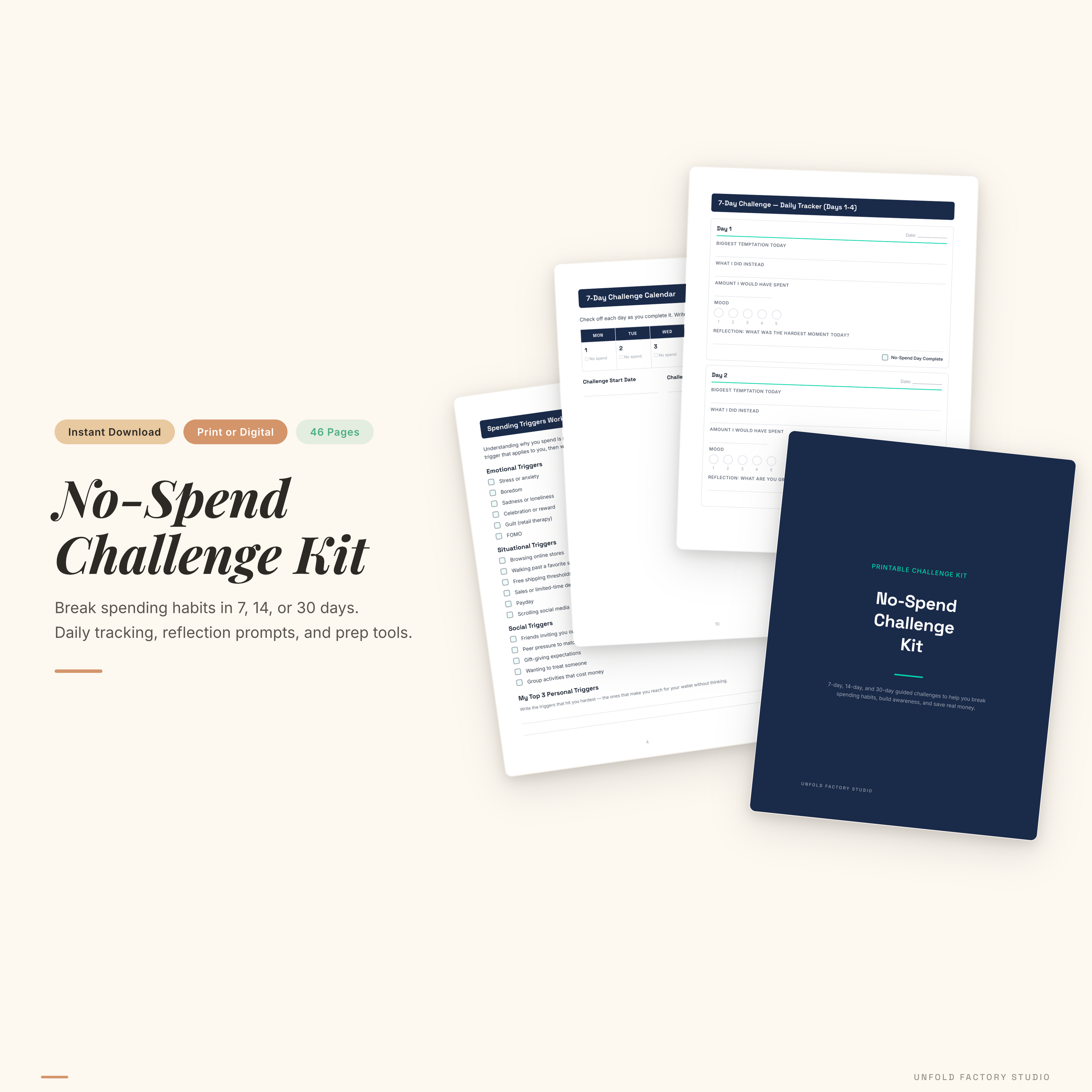 No-Spend Challenge Kit