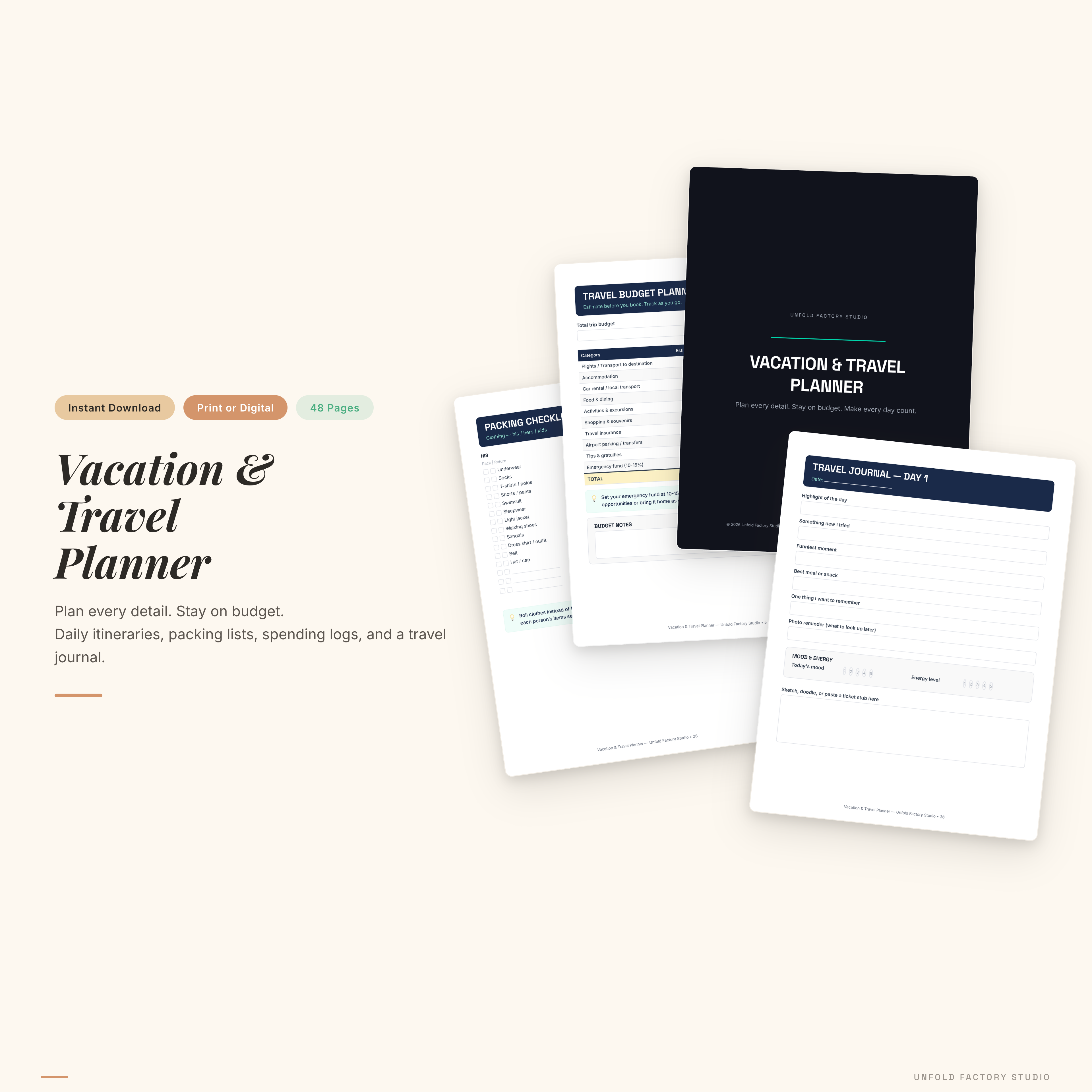 Vacation & Travel Planner