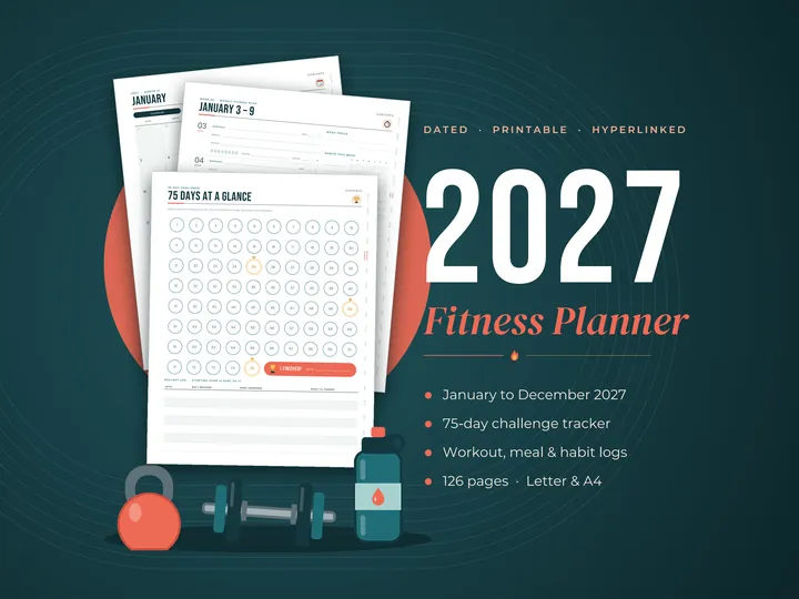 2027 Fitness Planner