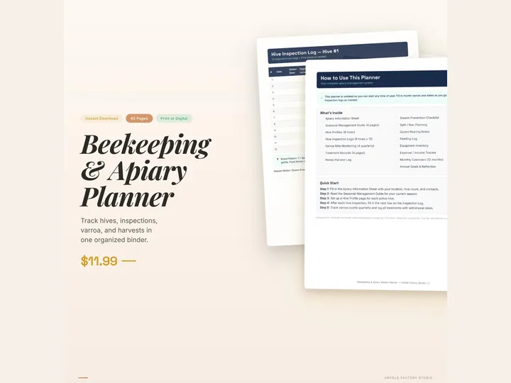 Beekeeping Planner