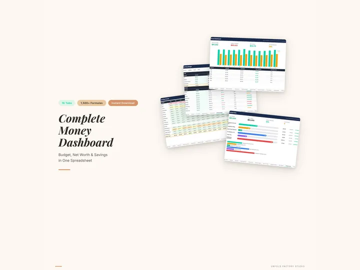 Complete Money Dashboard