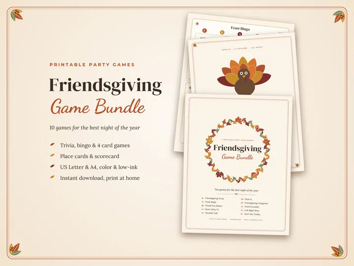 Friendsgiving Game Bundle