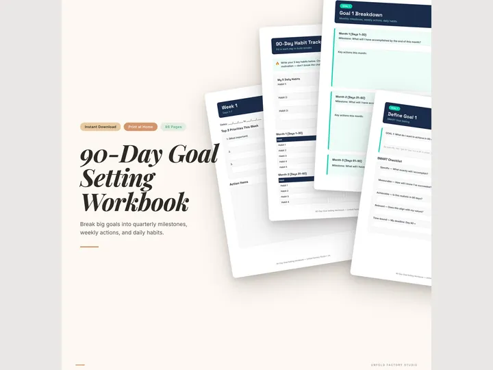 Goal Setting Workbook (90-day)