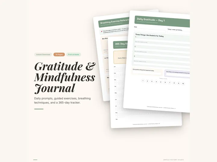 Gratitude & Mindfulness Journal