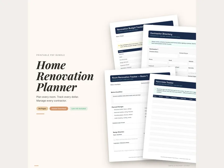 Home Renovation Planner