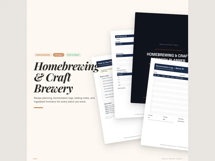 Homebrewing Planner