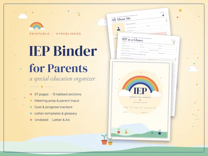 IEP Binder for Parents
