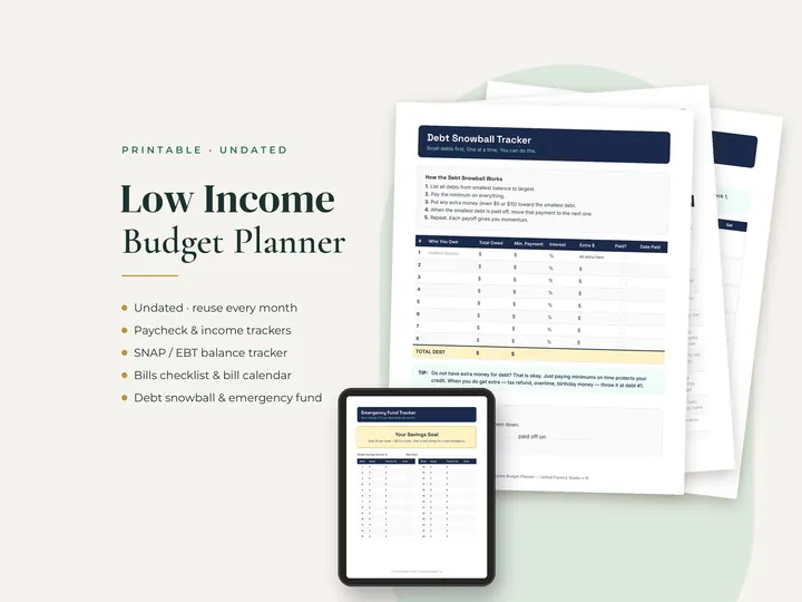 Low-Income Budget Planner