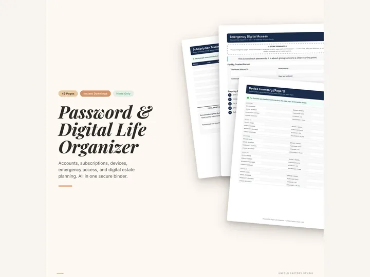 Password Organizer