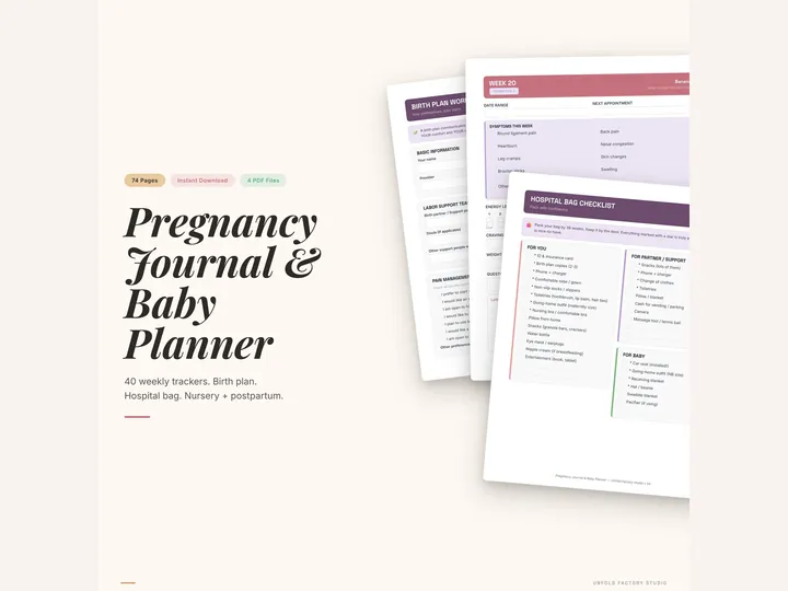 Pregnancy Journal & Baby Planner