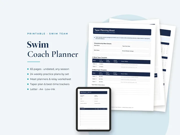 Swim Coach Planner